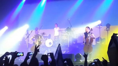 На концерті в Києві група "Apocalyptica" зіграла гімн України