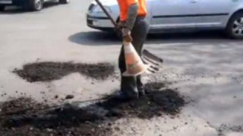 Ямочний ремонт в Ужгороді.