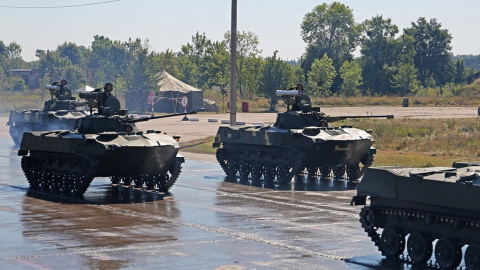Военная техника готова к параду. Фото: mil.gov.ua