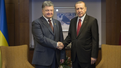 Петр Порошенко и Реджеп Тайип Эрдоган. Фото: president.gov.ua