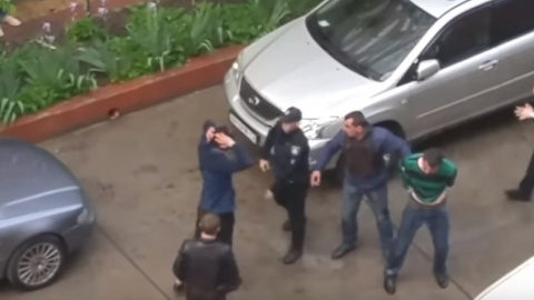 В Одессе произошла массовая драка. Скриншот видео 