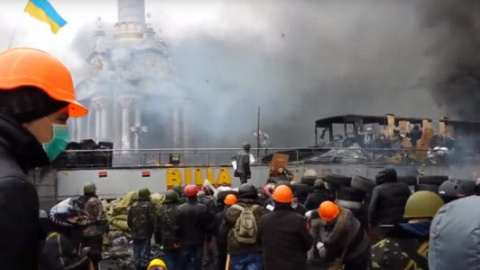 У мережі опублікували відео потужного вибуху на Майдані