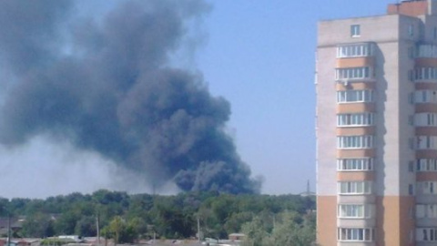 Над Броварами поднялся столб черного дыма - там два пожара