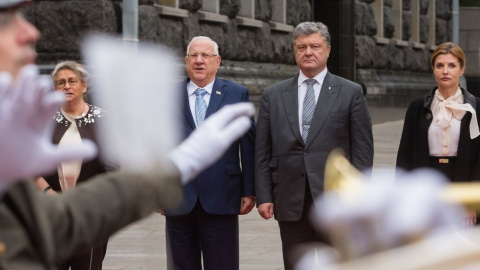 Відео дня: на Банковій урочисто зустріли президента Ізраїлю