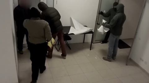 Нападники застосували перцевий газ. Скріншот відео