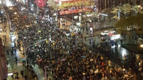 У Нью-Йорку заарештували 30 протестувальників проти обрання президентом Трампа