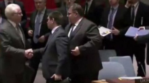 На засіданні Радбезу ООН Клімкін потиснув руку Чуркіну