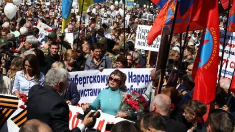 ​Видео дня: итоги акции "Бессмертный полк" в Киеве