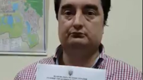 Гужві вручили підозру. Скріншот відео 