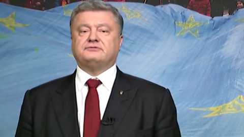 Порошенко подякував українцям. Скріншот відео