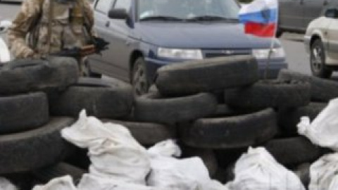 На блокпостах в Донецке стоят люди кавказской внешности