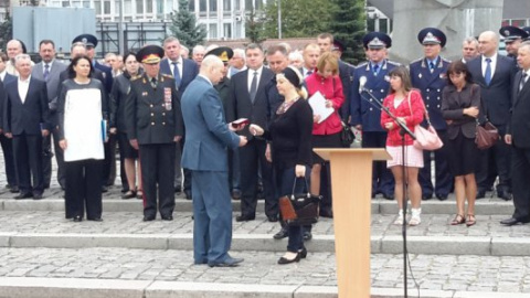 ​В Киеве почтили память погибших в АТО сотрудников МВД