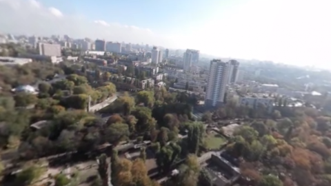 Київ. Скріншот відео сферичної камерою
