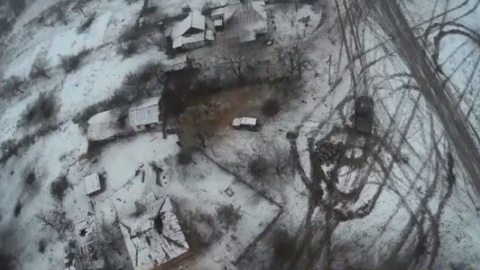 Волонтери показали Дебальцевський плацдарм з висоти пташиного польоту