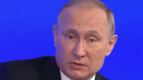 Володимир Путін. Прес-конференція 23 грудня 2016. Скріншот відео