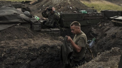 В сети появилось видео прорыва украинских военных из окруженного Иловайска