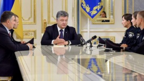 Силовики зняли підписання закону про поліцію на відеореєстратор