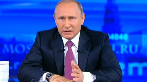 Путина поймали на лжи. Скриншот трансляции