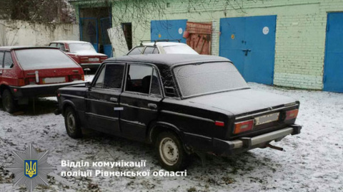 Погоня в Рівненській області закінчилася перестрілкою. Фото: rv.npu.gov.ua