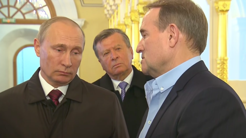 Зустріч Путіна і Медведчука. Скріншот відео youtube.com/watch?v=49Ji8CyDotc