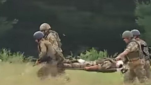 Вибух на Яворівському полігоні. Скріншот відео