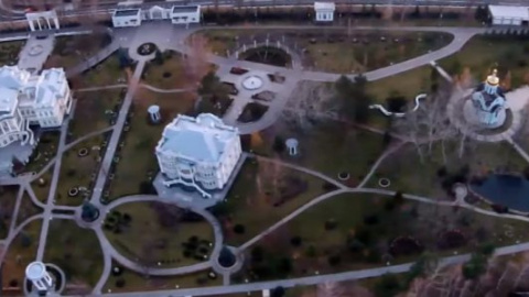 У мережі з'явилося відео маєтку Порошенка з висоти пташиного польоту