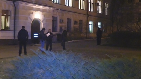 На один з київських університетів стався збройний напад. Фото: kyiv.npu.gov.ua