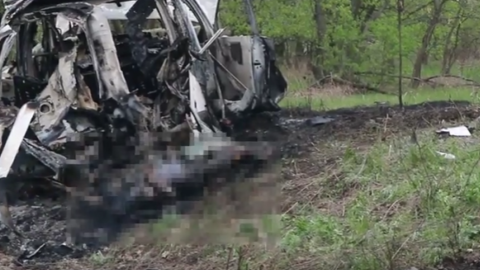 Опубликовано видео с места взрыва автомобиля миссии ОБСЕ