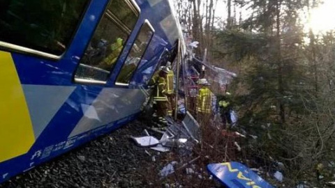 Опубліковано відео з місця зіткнення поїздів у Німеччині з висоти пташиного польоту