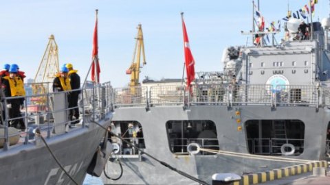 Видео дня: корабли ВМС Турции в Одессе открыты для гостей