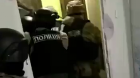 Затримання в Одесі. Скріншот відео .facebook.com/Дмитрий Головін