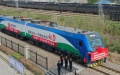 A freight train with load capacity exceeding 30,000 tonnes ready to pull out at Suning North Railway Station in Cangzhou City, north China's Hebei Province. Photo by Xinhua.