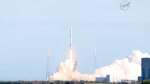 Ракета. Фото: скріншот відео @SpaceX