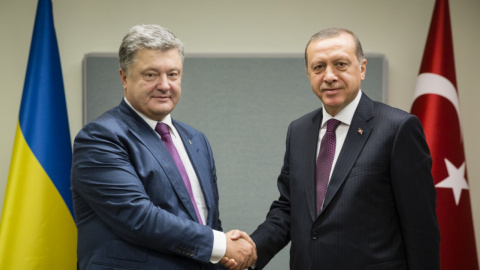 Порошенко и Эрдоган. Фото: president.gov.ua