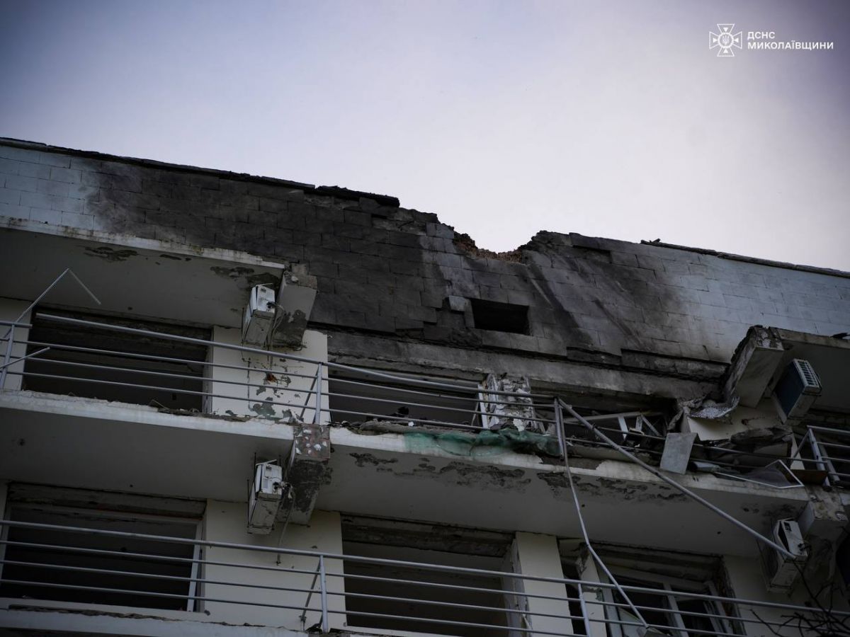 Consequences of the russian attack. Photo: SESU
