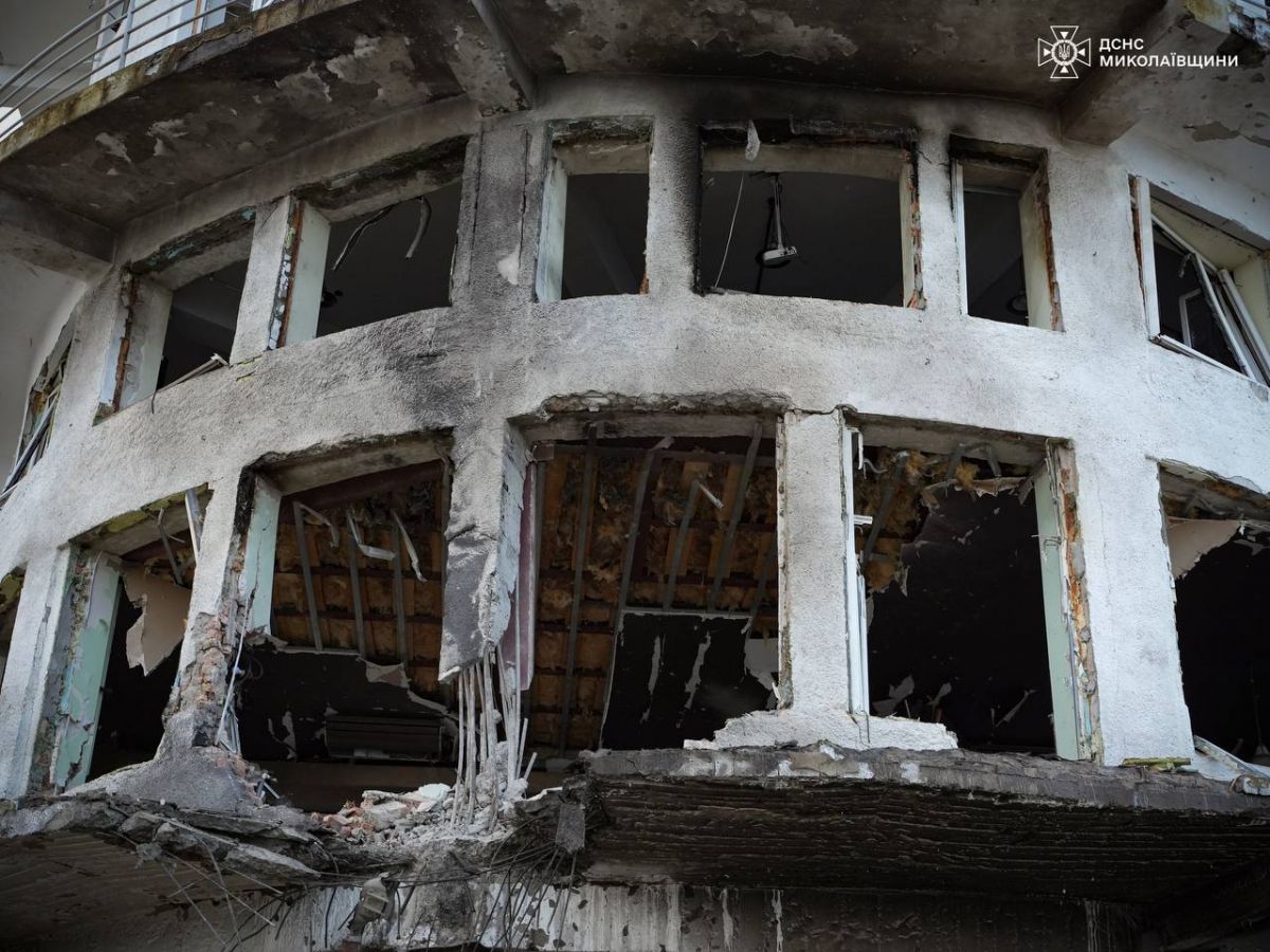 Consequences of the russian attack. Photo: SESU