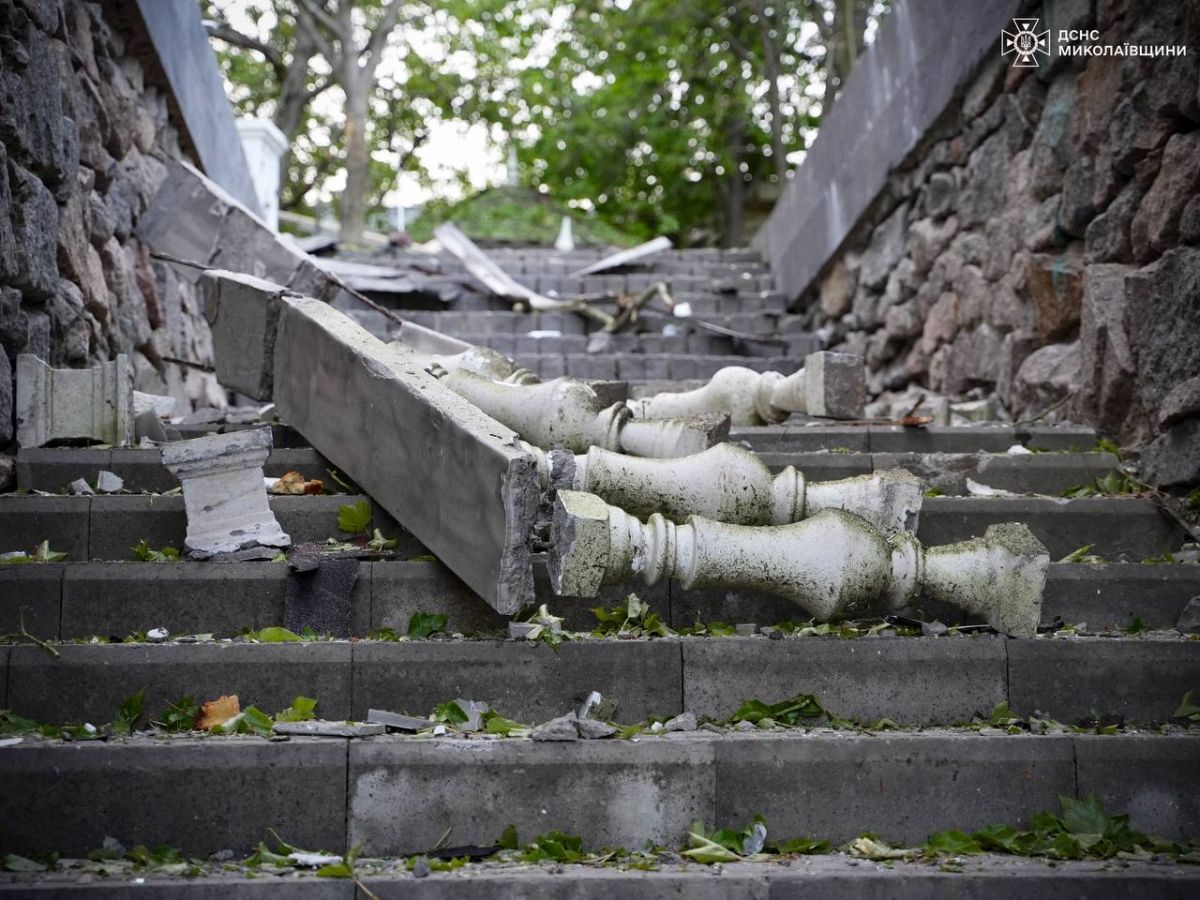 Consequences of the russian attack. Photo: SESU