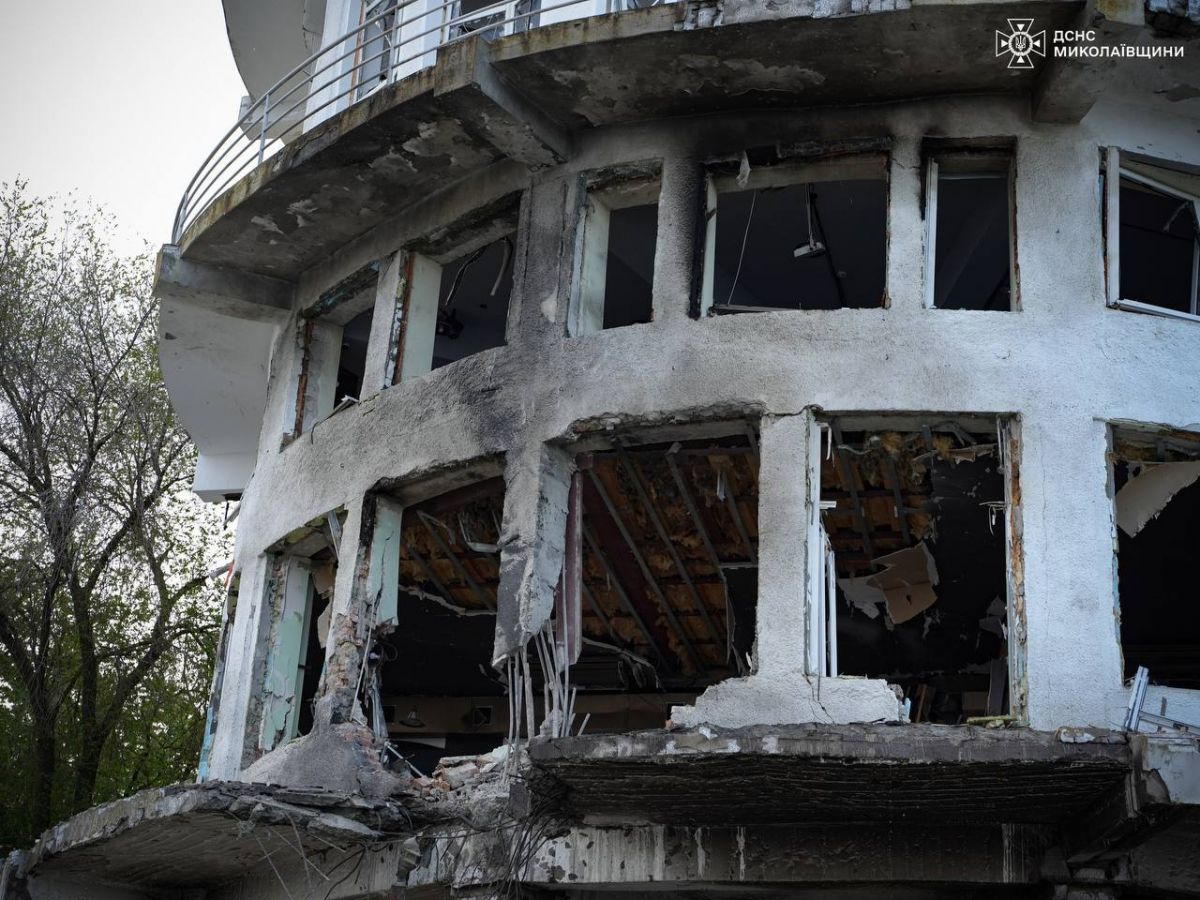 Consequences of the russian attack. Photo: SESU