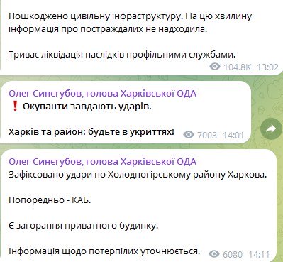 Фото: t.me/synegubov
