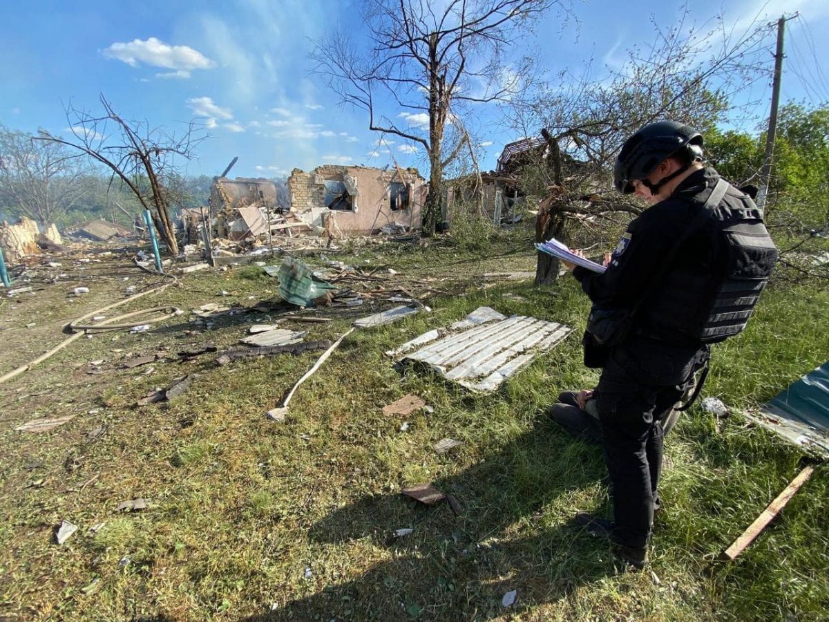 Consequences of the russian attack. Photo: facebook/Serhii Bolvinov