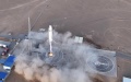 A Chinese commercial reusable rocket named SQX-2Y blasting off from the Jiuquan Satellite Launch Center in northwest China during its second flight test mission. Photo by iSpace/Xinhua.