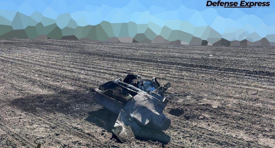 Уламки збитої ракети Х-101. Фото: Defense Express