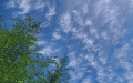 Clouds during a sunny day in Beijing, capital of China. Photo by Xinhua/Ding Hongfa.
