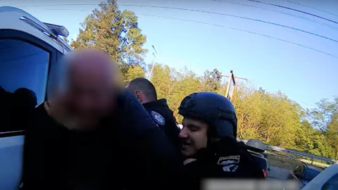 Затримання. Скриншот відео: YouTube/Національна поліція України