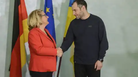 Свенья Шульце та  Олександр Кубраков. Фото: Сало Віталій / УНІАН