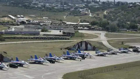 Explosions ring out in Crimea; partisans report destruction of an artillery depot in Crimea