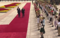 Putin arrives in China; Chinese children forced to jump in front of the russian dictator