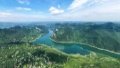 A view of a section of the Wujiang River in Zhucang Township of Weng'an County, southwest China's Guizhou Province. Photo by Xinhua/Yang Wenbin.