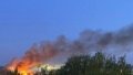 Two oil refineries were burning in russia this night. Video published