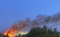 Two oil refineries were burning in russia this night. Video published